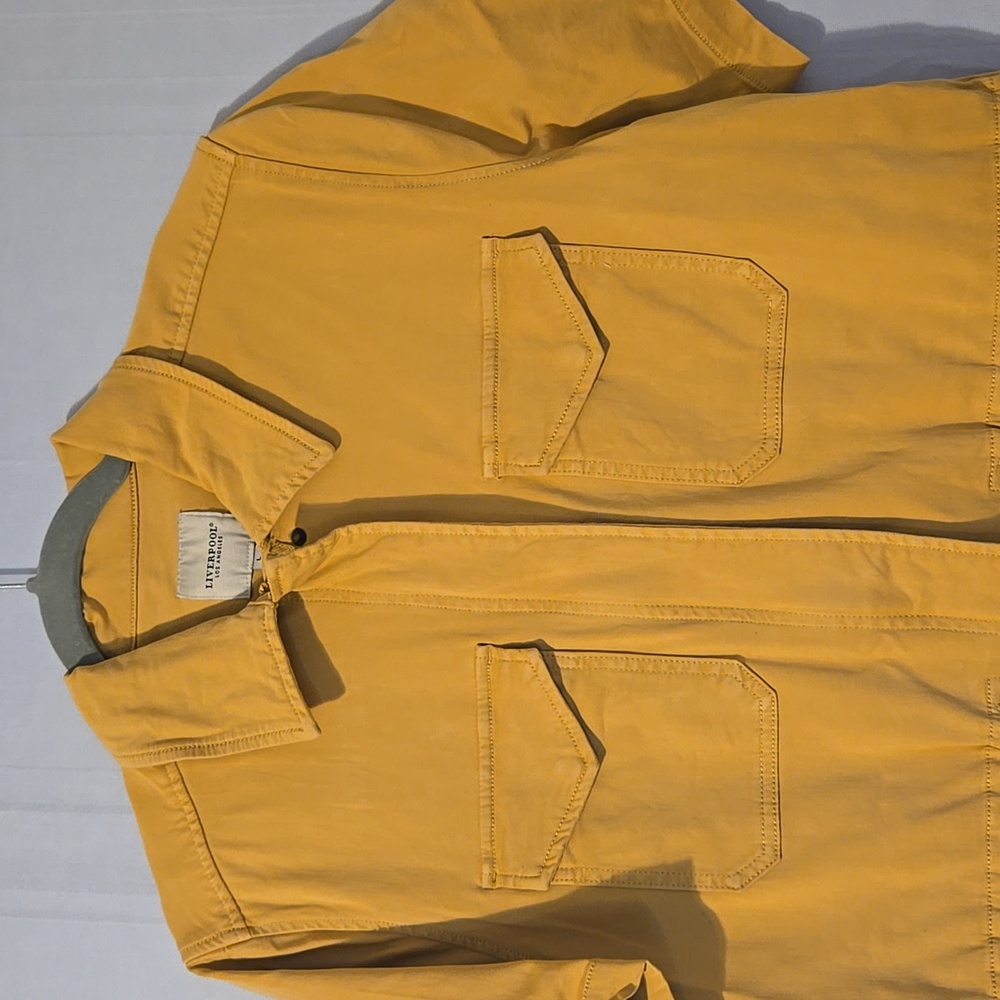 Liverpool Mustard Utility Jacket Sz Large NWOT - Picture 3 of 10